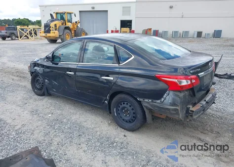 2017 Nissan Sentra S из США, поврежденный, VIN 3N1AB7AP8HY275784